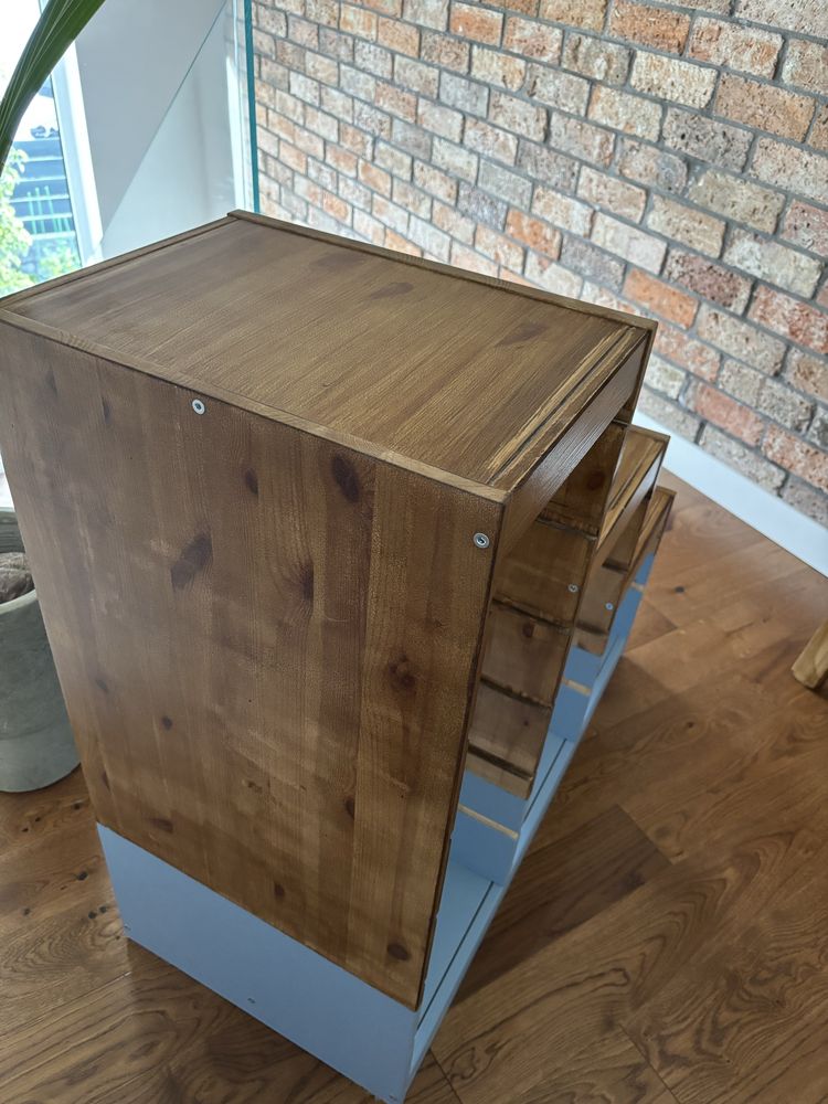 Regał Ikea trofast + biurko Ikea Flisat