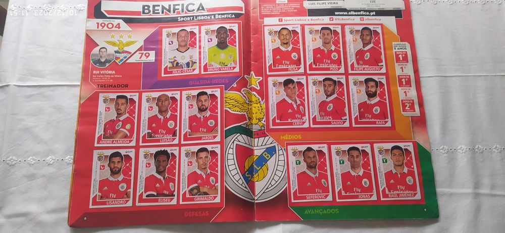 Caderneta Panini COMPLETA Futebol Liga Nos 2017-18