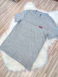 Koszulka t-shirt męska unisex szara bawełna S
