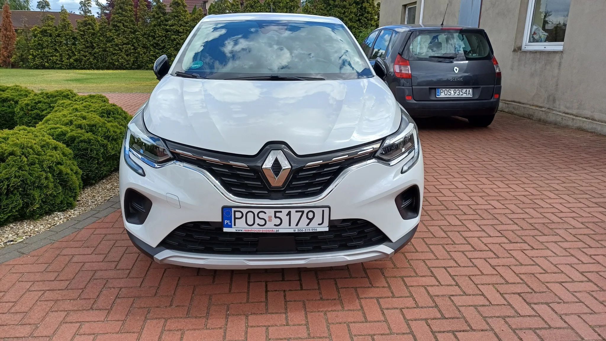 Renault Captur Full Led Hak Biała Perła Klimatronic Łopatki Zmiany Biegów