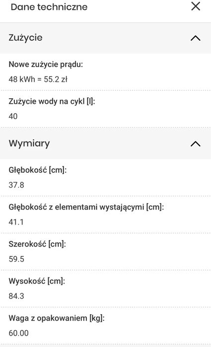Sprzedam nowa pralke na gwarancji ELECTROLUX slim 6 kg zaladunku