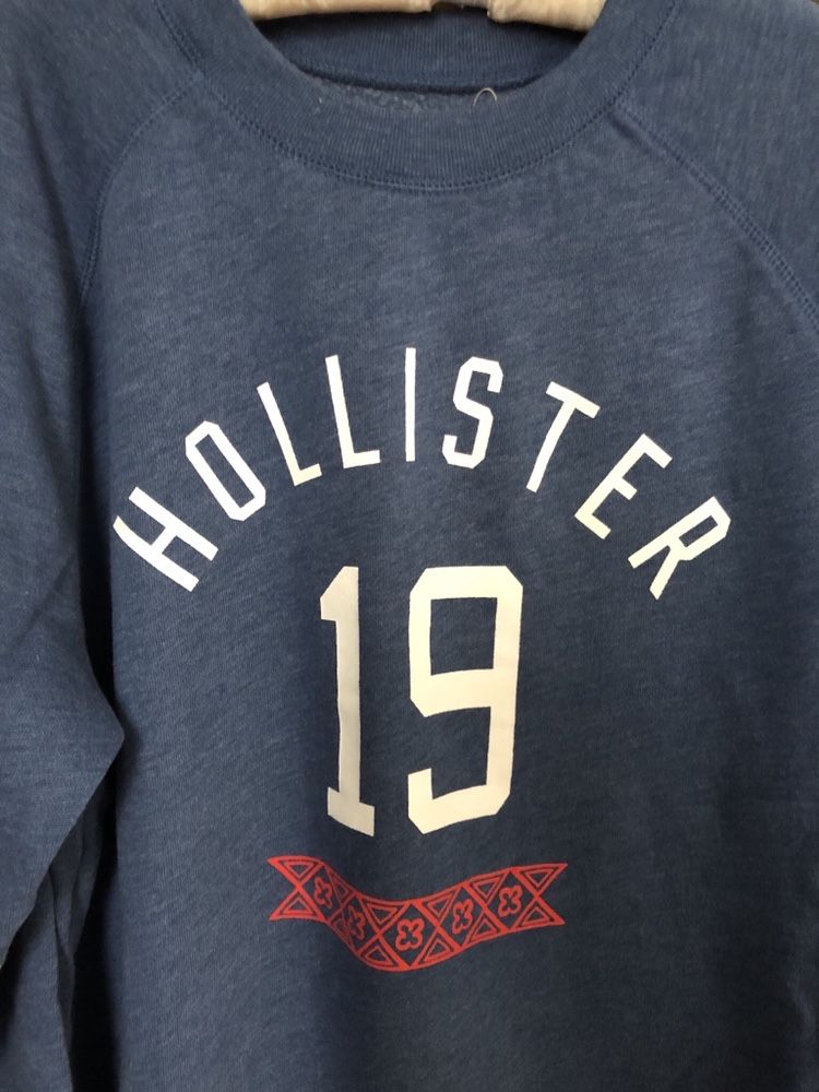 Oryginalna bluza z nadrukiem marki Hollister !
