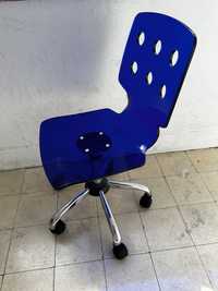Cadeira escritório azul