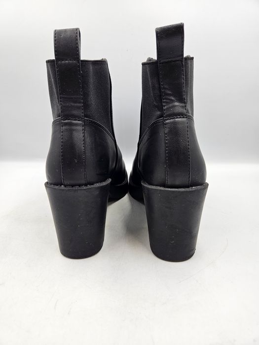 Botki Damskie Na Słupku H&M Czarne Rozmiar 36