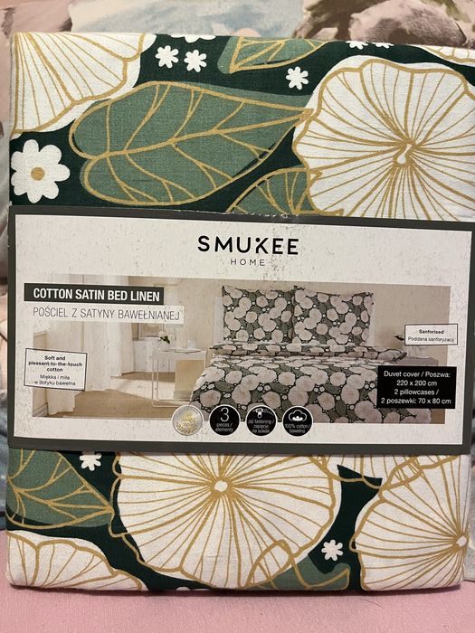 Pościel z satyny bawełnianej 220 x 200