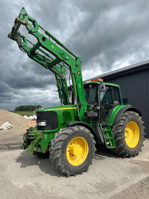 Ciagnik john deere 6820 tuz wom 50 km/h 8000 mtg bdb stan