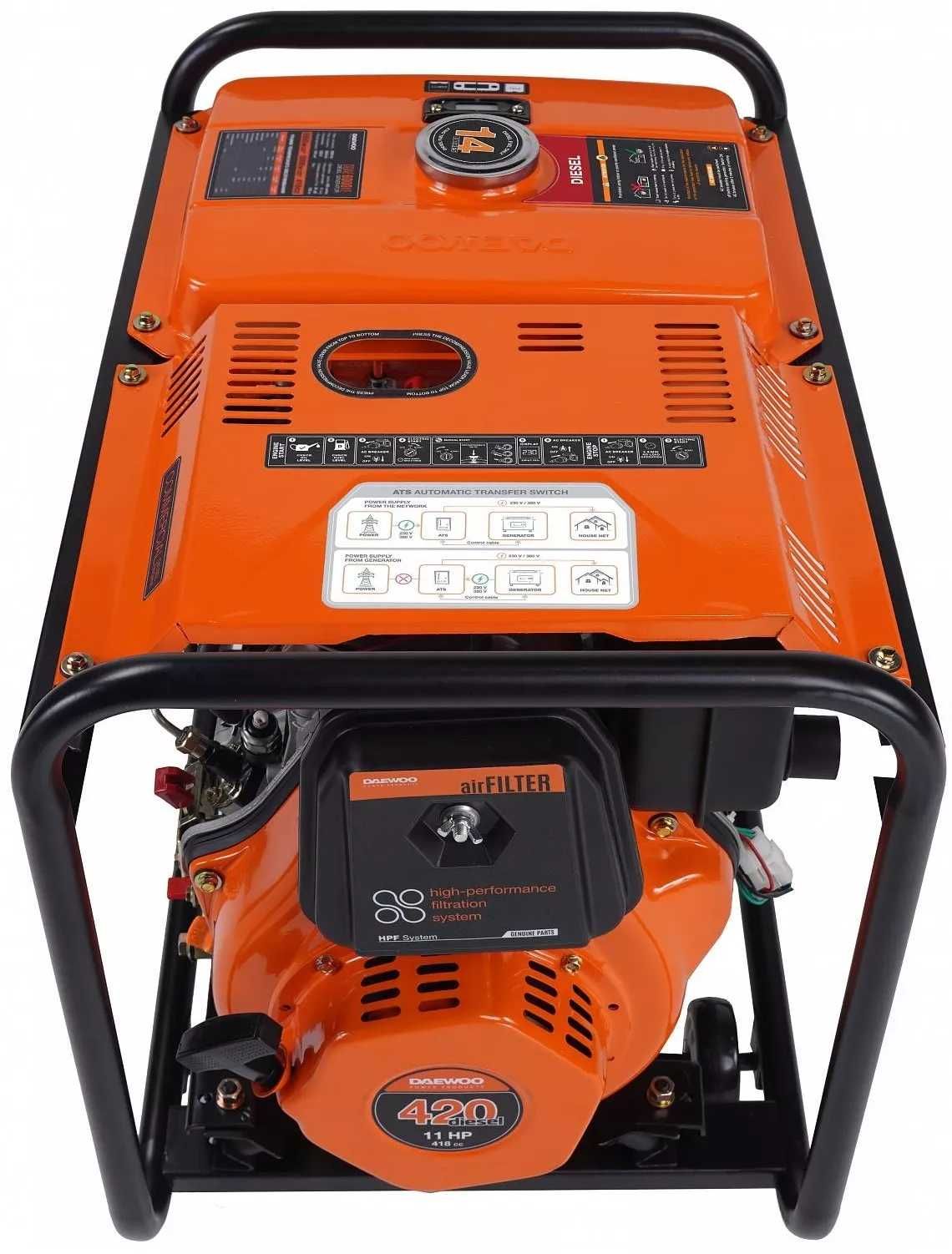 Agregat prądotwórczy trójfazowy Daewoo Power DDAE 6000XE-3 AVR