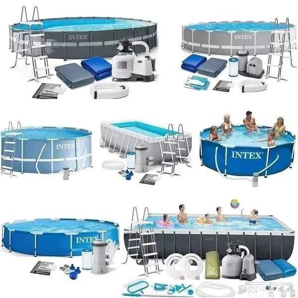 Оплата частинами! Наливний та каркасний басейн зі складу РОЗПРОДАЖ