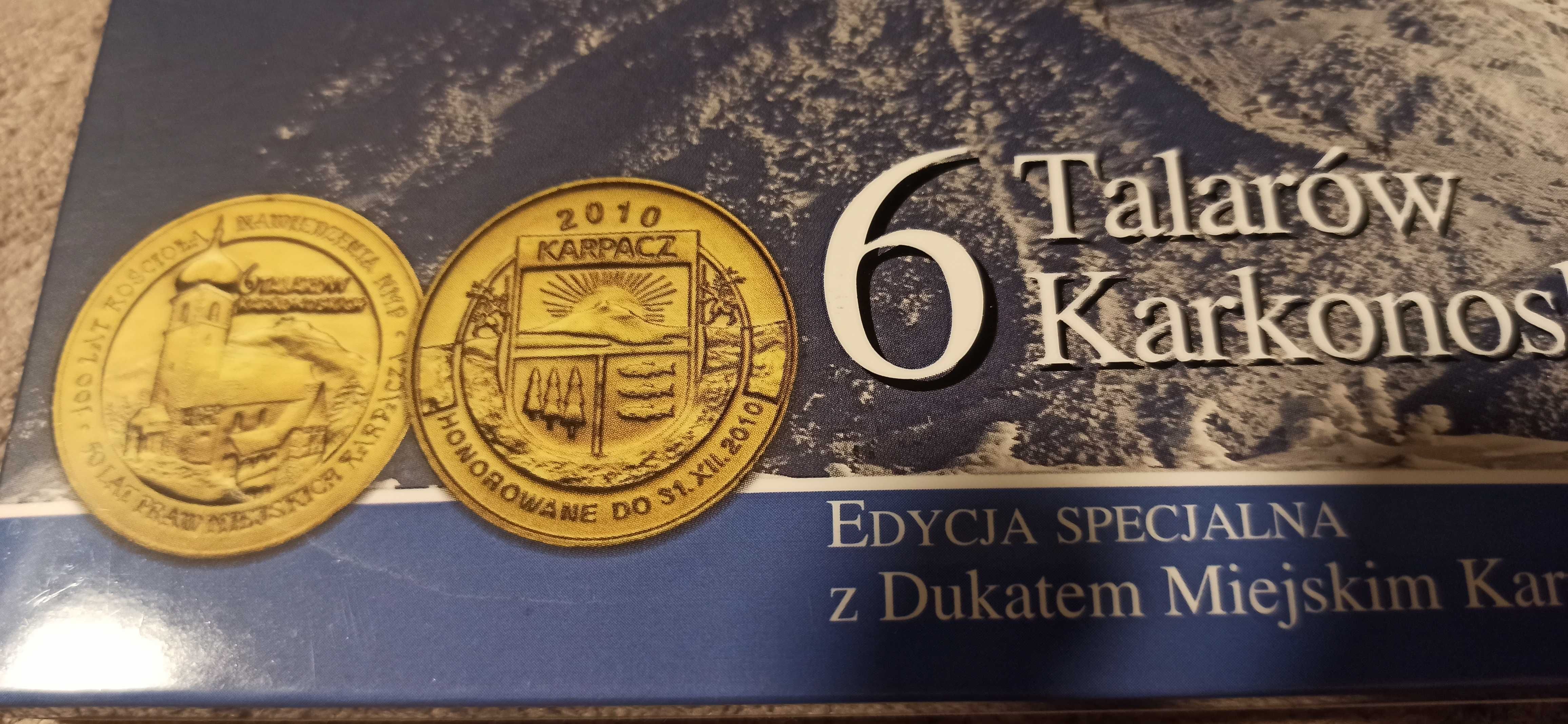 6 talarów karkonoskich - edycja specjalna z dukatem miejskim Karpacza