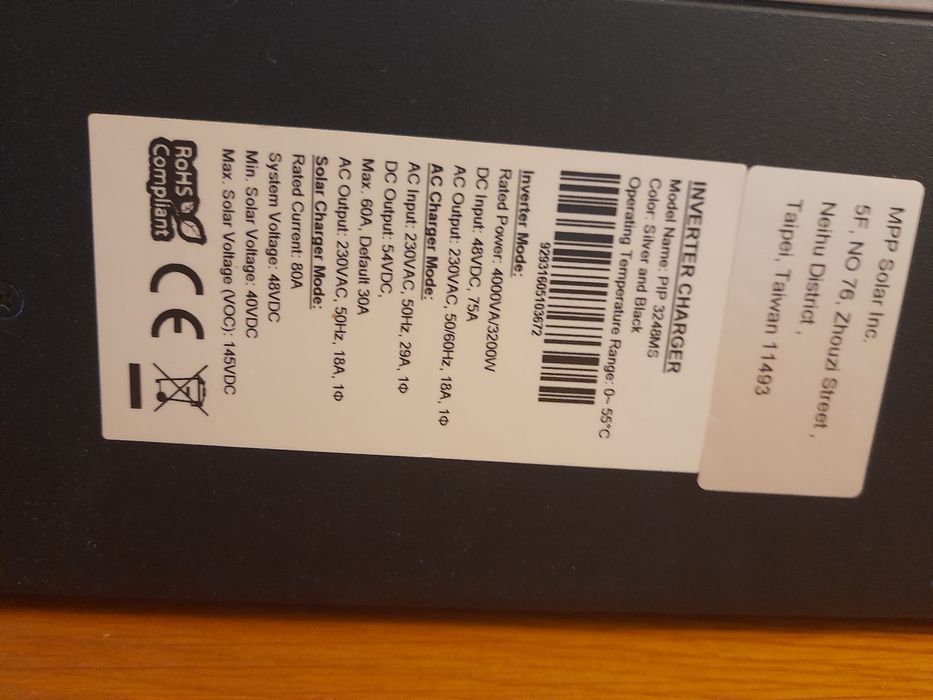 Inversor híbrido 4kw