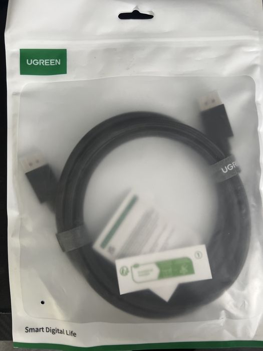 Кабель для монітора Ugreen DP (DisplayPort) DP1.4 2 м