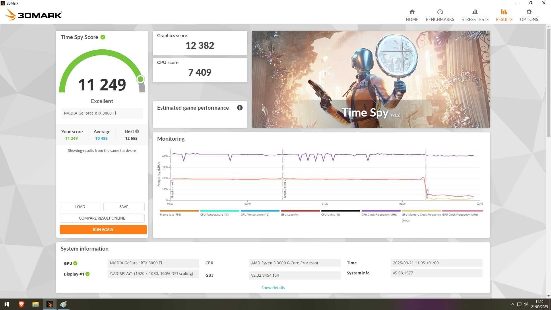 PC Gaming (AMD Ryzen 3600 • 32GB RAM • RTX 3060TI)