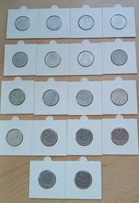 Zestaw monet 50 gr (1965 - 1987)