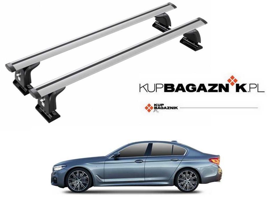 Bagażnik dachowy BMW 5 G30 od 2017 do 2023 Bazowy belki relingi Sedan