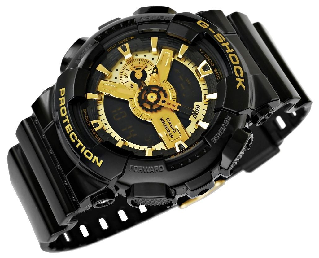 zegarek męski casio g-shock ga-110gb-1aer 20 bar do nurkowania + box