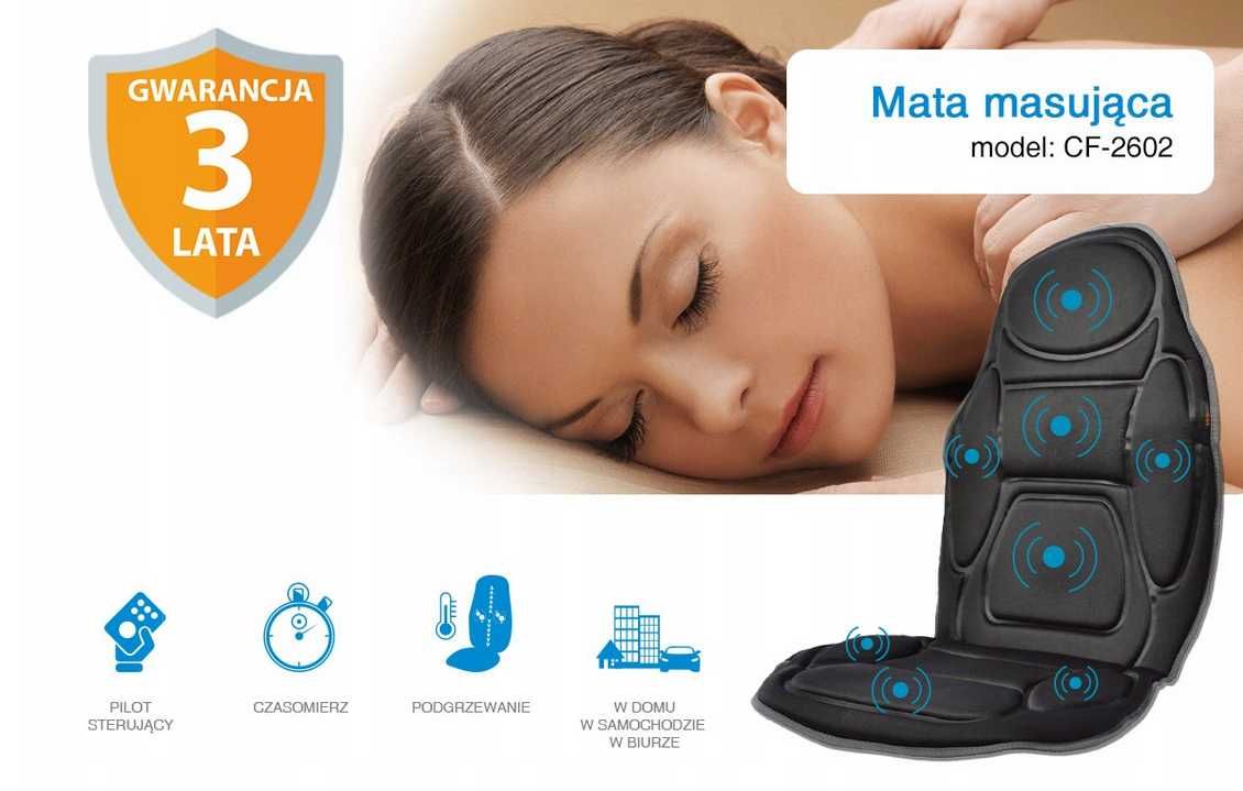 Prezent idealny dla każdego Medivon mata masująca do masażu auto dom