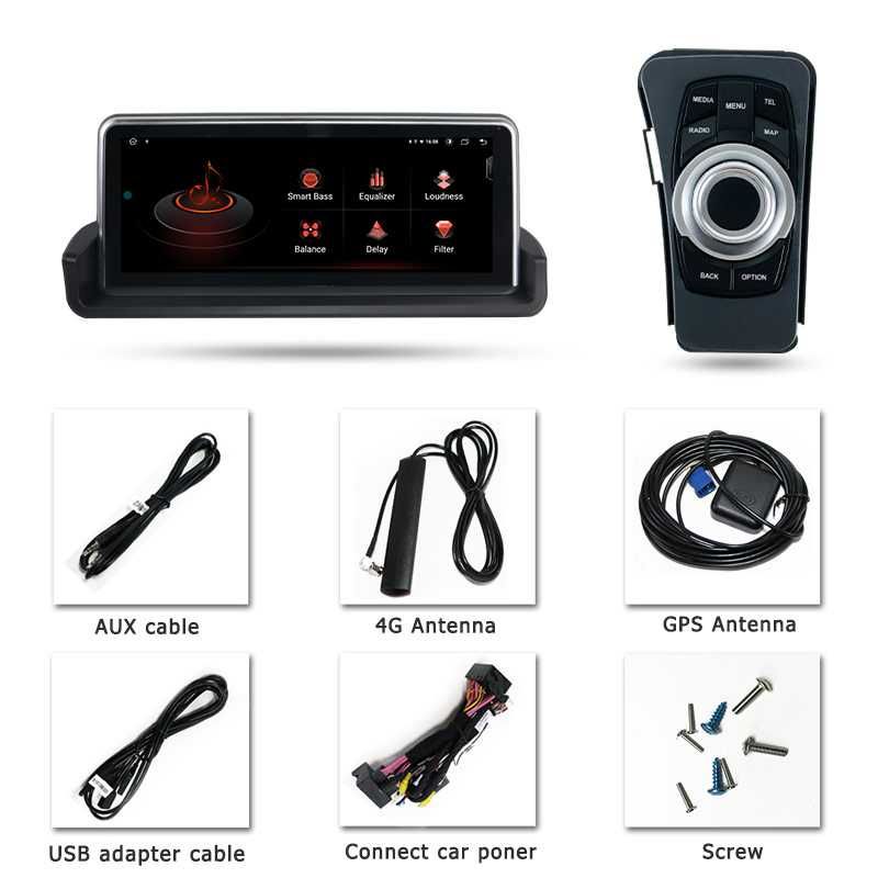 NOVO - Rádio ANDROID 12 para BMW Série 3 E90 - 4GB RAM