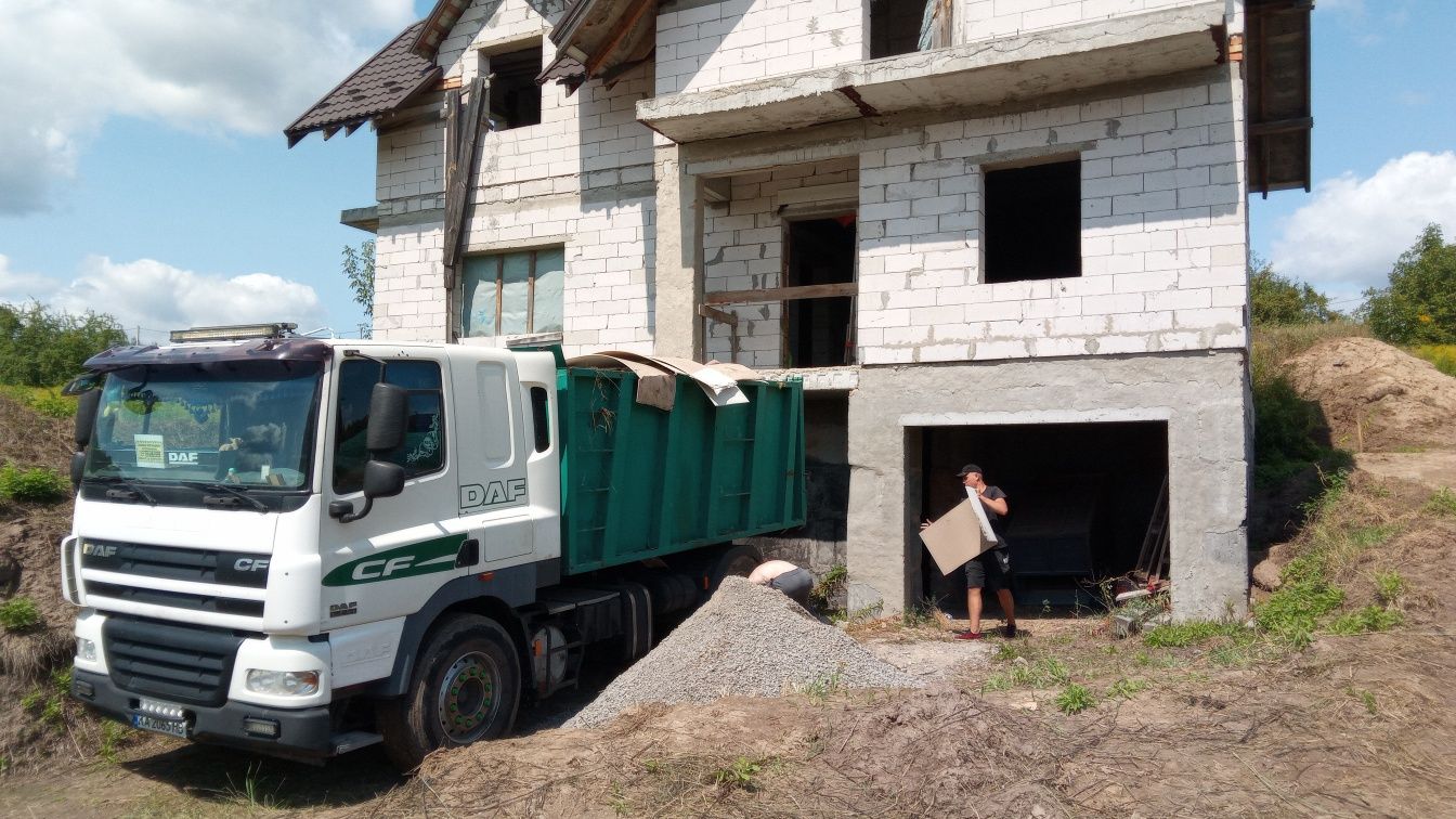 Вивоз мусора Вивіз сміття Камаз ЗІЛ Даф Доставка пісок щебінь чорнозем