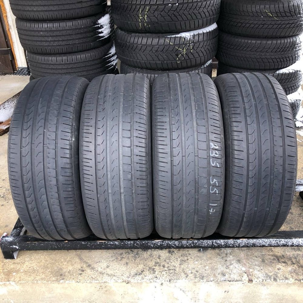 Шини 235/55 r17 Pirelli Літо 4шт 2016р (814)