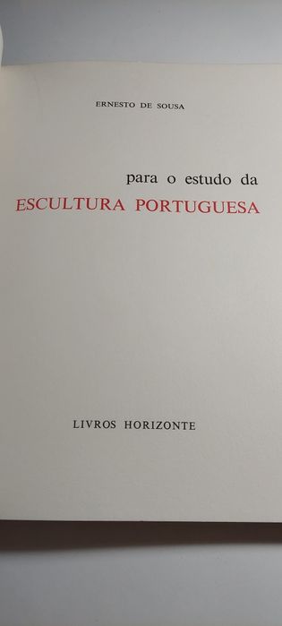 Para o Estudo da Escultura Portuguesa - Ernesto de Sousa