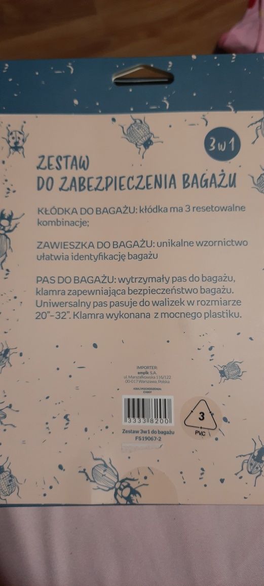 Zestaw do zabezpieczenia bagażu