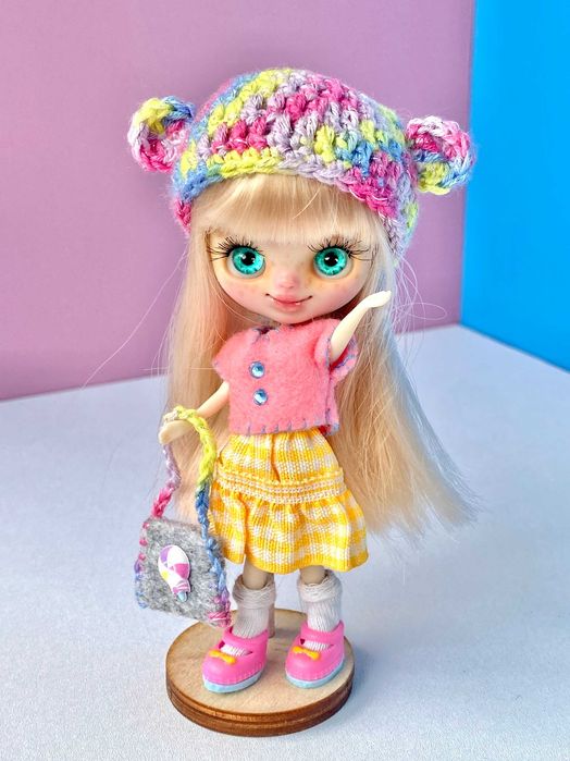 Lalka Petite Blythe custom ooak doll repaint nowa