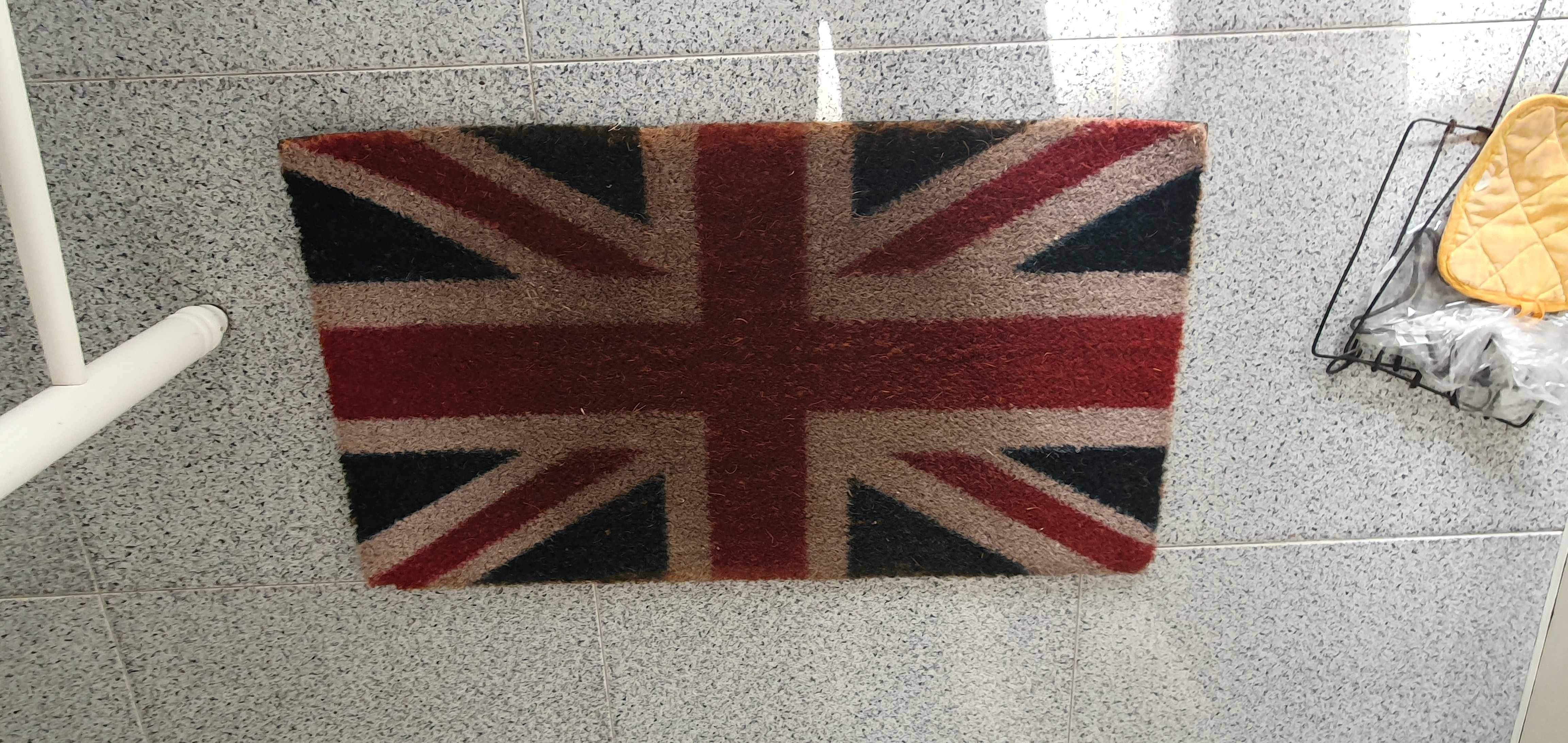 Capacho Tapete de Entrada Bandeira Inglesa