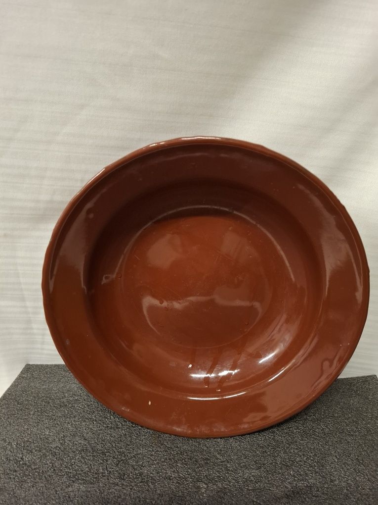 Emaliowane talerze 24cm prl