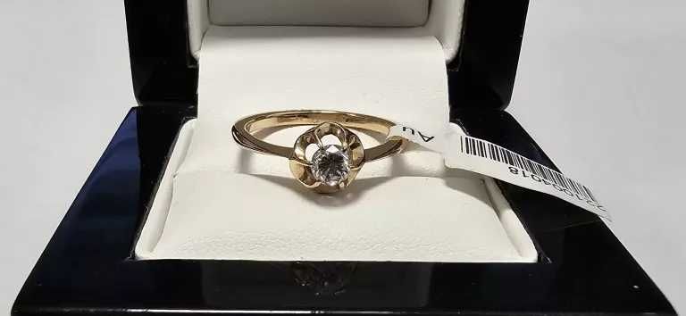 Złoty Pierścionek 583 2,85G BRYLANT 0,34CT R.16