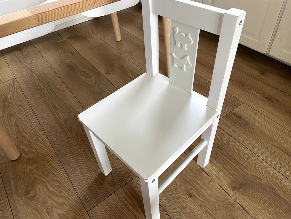 Stoilk dziecięcy Flisat + krzesełko Kritter z pojemnikami