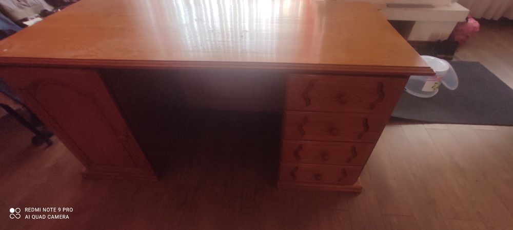 Стіл офісний з масиву дуба ручна робота