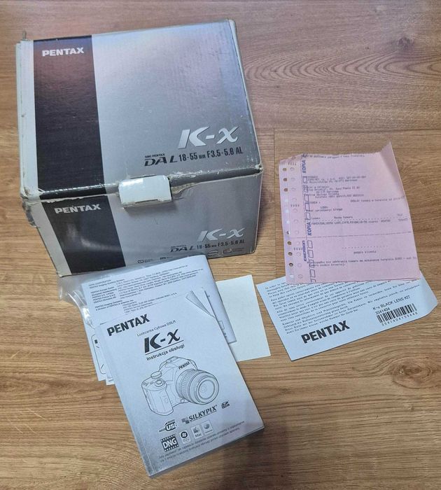 PENTAX K-x + obiektywy+ akumulatorki + dużo akcesoriów