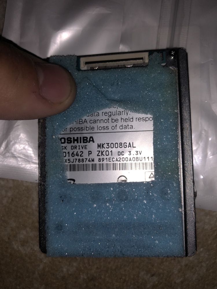 Жорсткий диск TOSHIBA для Apple iPod clsssic