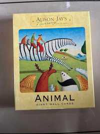 Duże karty do nauki dla dzieci A. Jay's Animal zwierzęta