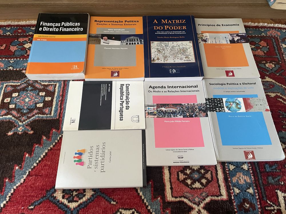 Conjunto de livros de Ciência Política