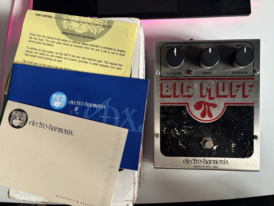 Big Muff Pi Fuzz Electro-Harmonix, фуз