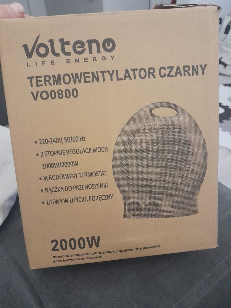 Sprzedam termowentylator czarny