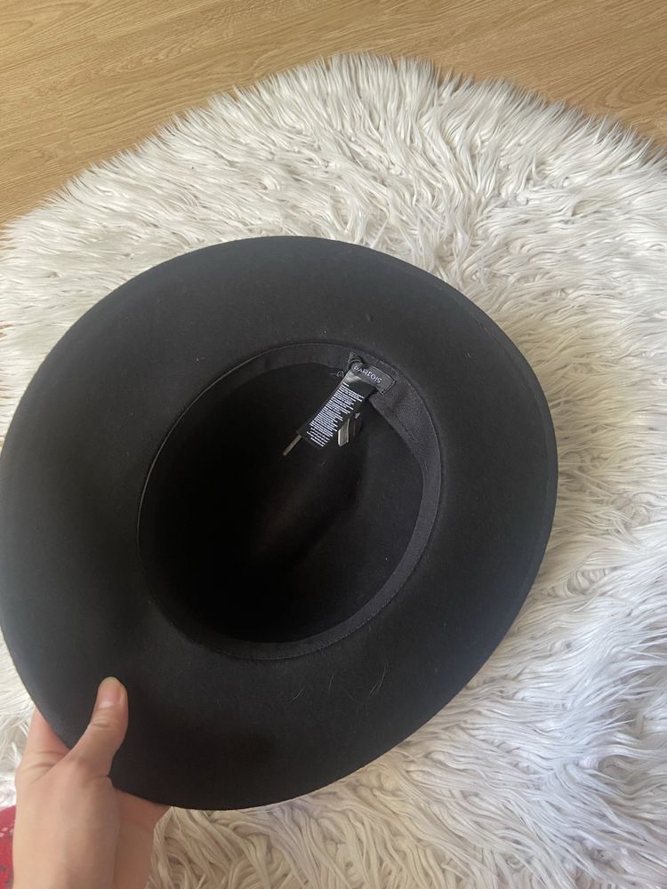 Nowy wełniany kapelusz czarny Parfois damski 100% wełna zimowy