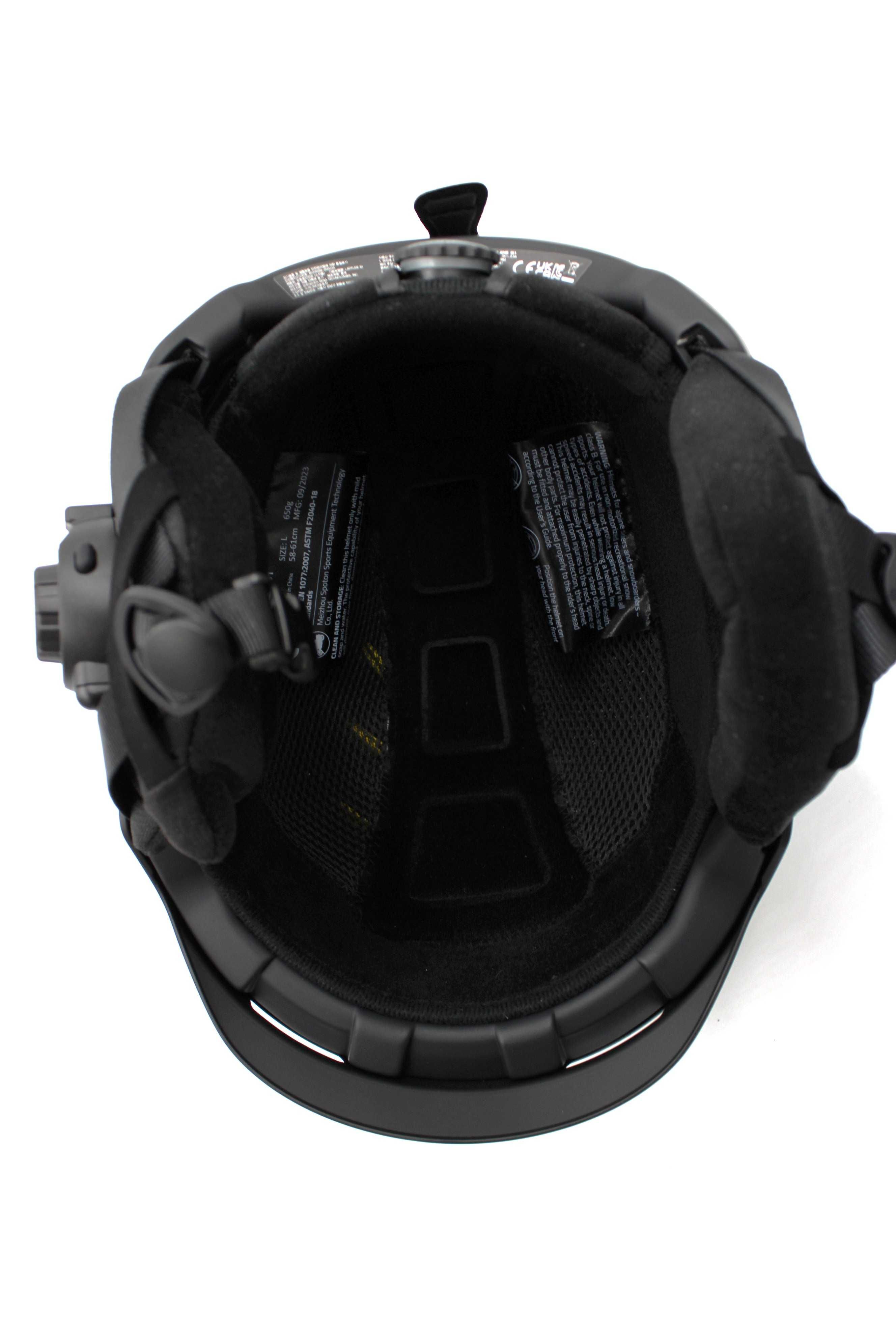 Kask narciarski Interkom Zimowy Sena Latitude S1 r.M 58-61cm czarny