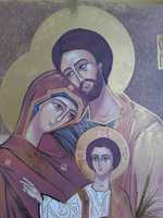 Ikona obraz Św rodziny duża