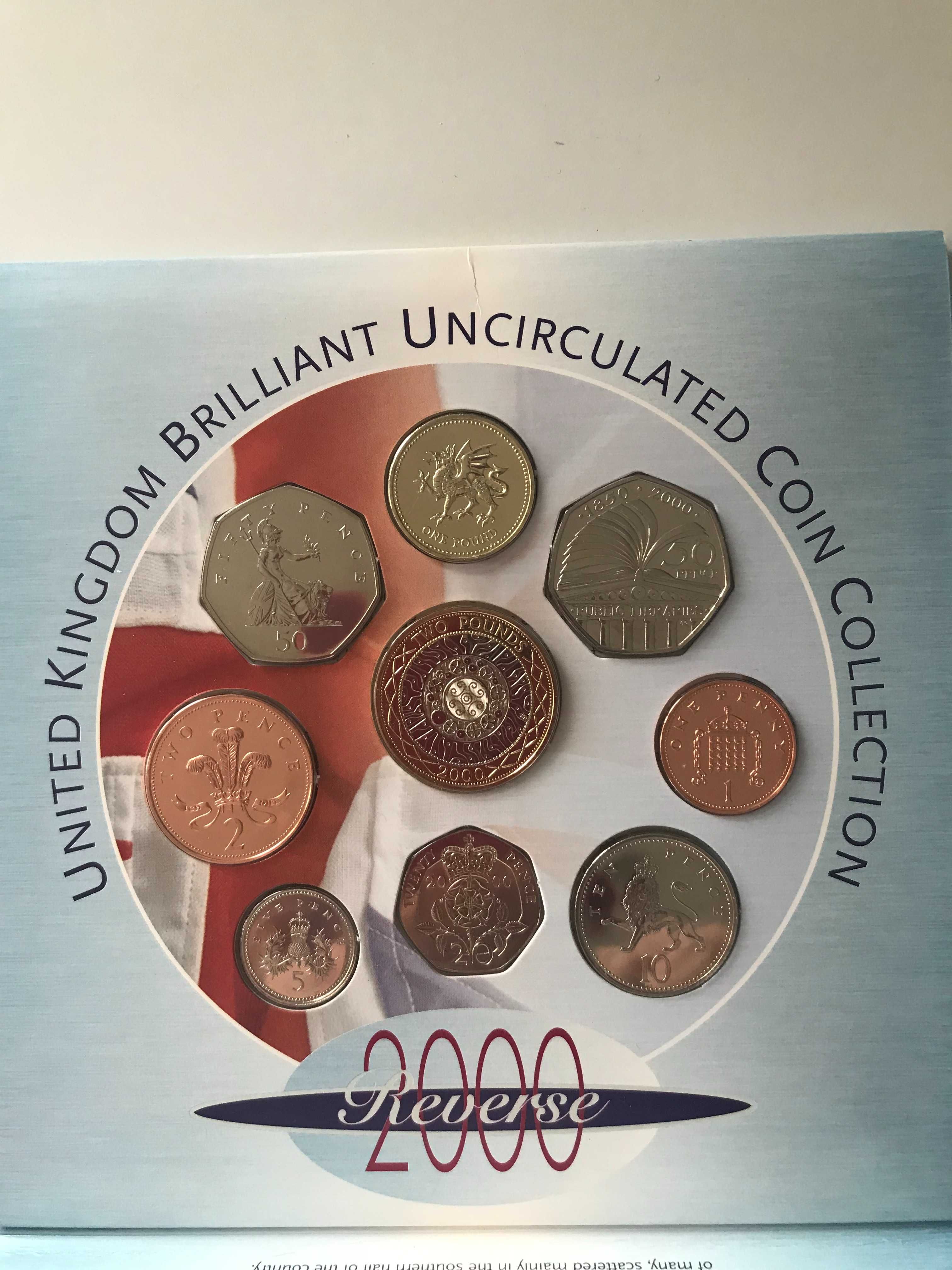 Kolekcja monet Millennium 2000 United Kingdom