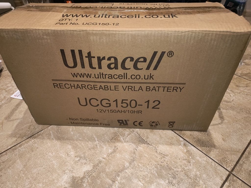 Акумулятор/Гелева батарея 150А Ultracell UCG150-12