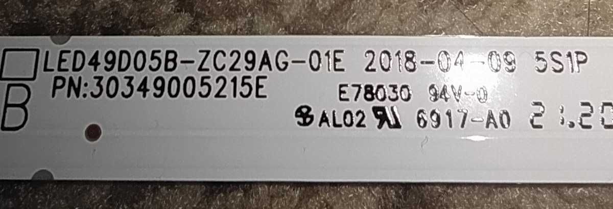 Podświetlenie LED LED49D05B-ZC29AG-01E