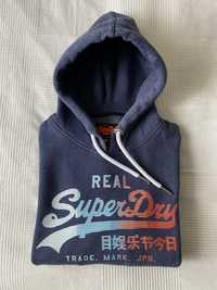 SUPER DRY Bluza dresowa kangurek rozm. XL