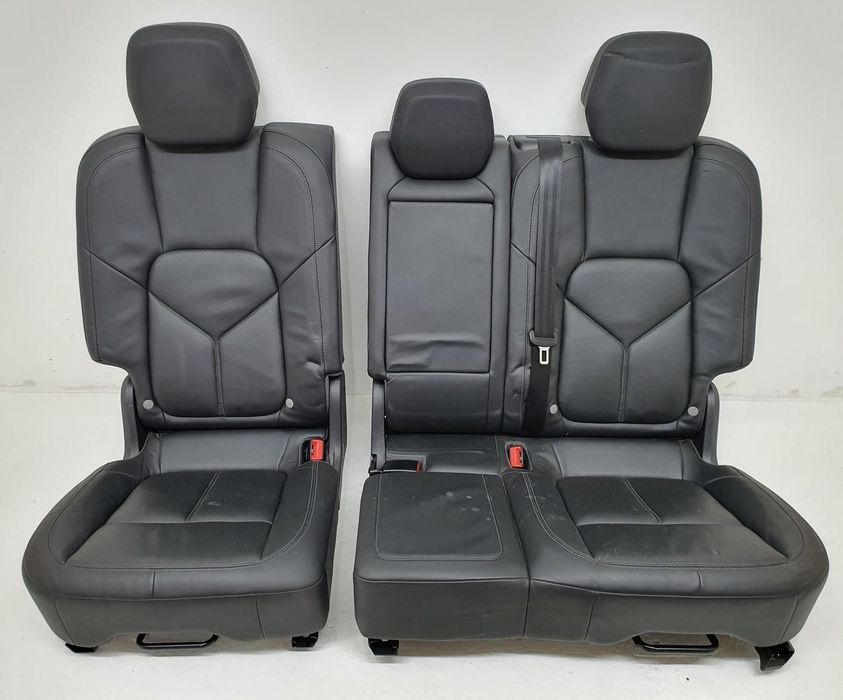 KANAPA TYLNA TYŁ SKÓRA PORSCHE CAYENNE II 7P5 KOMPLETNA