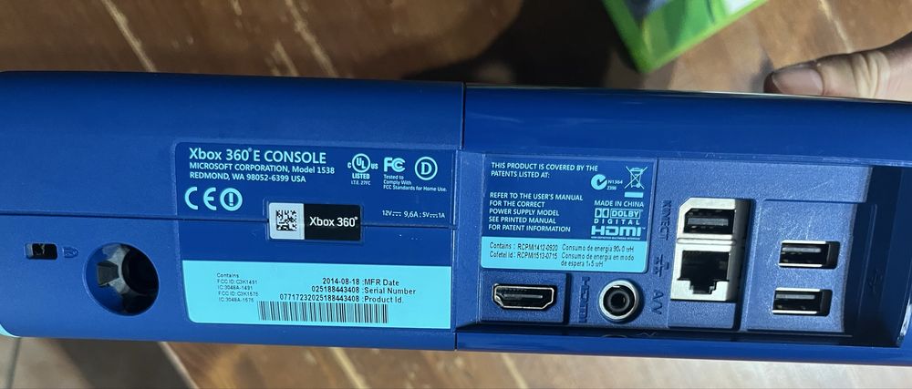 Limitowane! Xbox 360 Blue Usa Edition+ Pad Star Wars+dużo gier