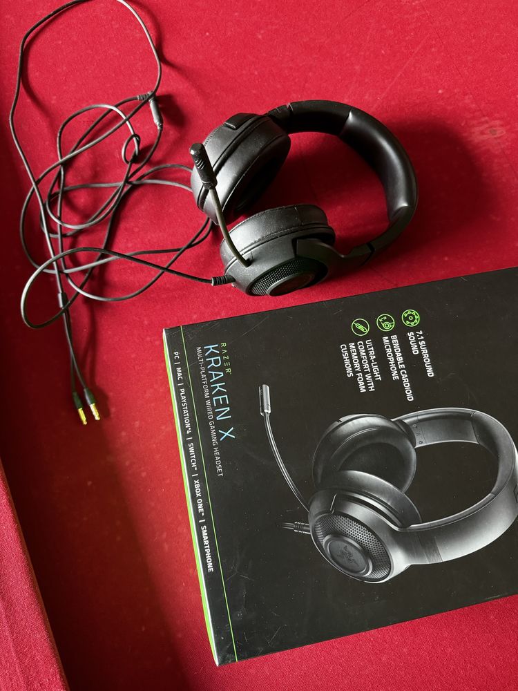 Headphone gaming razer kraken x