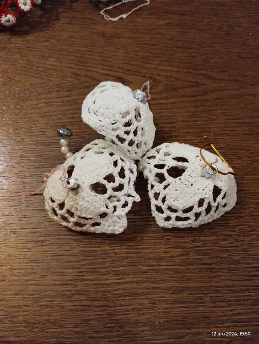 Ozdoby świąteczne szydełkowe