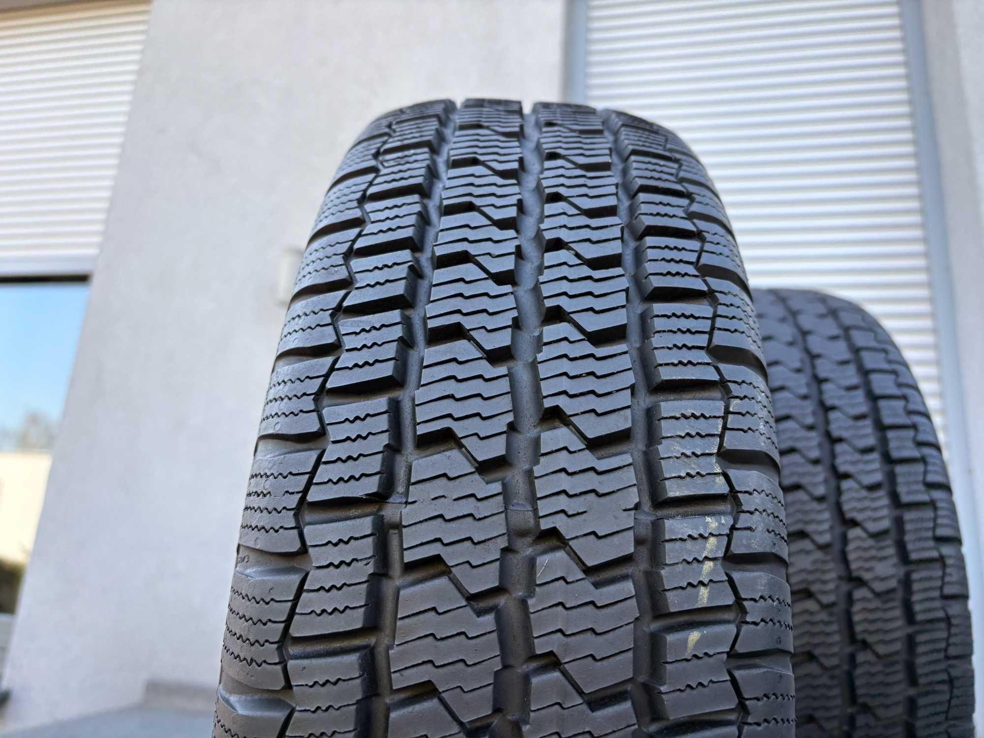 x2 całoroczne 205/65R16C Continental 8,8mm 2024r FV23% Jak nowe! 4S127