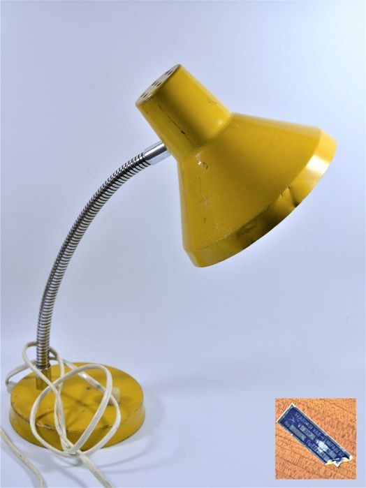 Lampka Szarvasi biurkowa metalowa do renowacji wyprzedaż